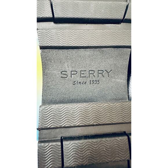 Sperry Top-Spider Chunky Penny Womens Loafers Black Flat Casual Shoes Slip On - Picture 15 of 16